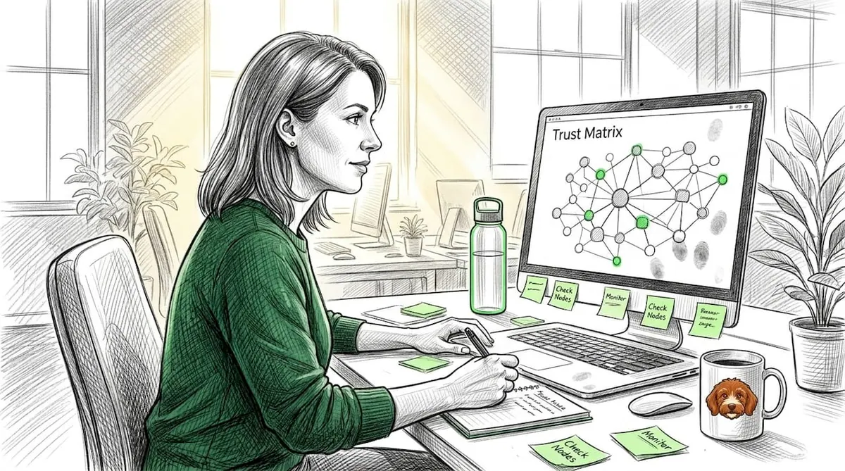 How mutual trust secures decentralized AI agent networks