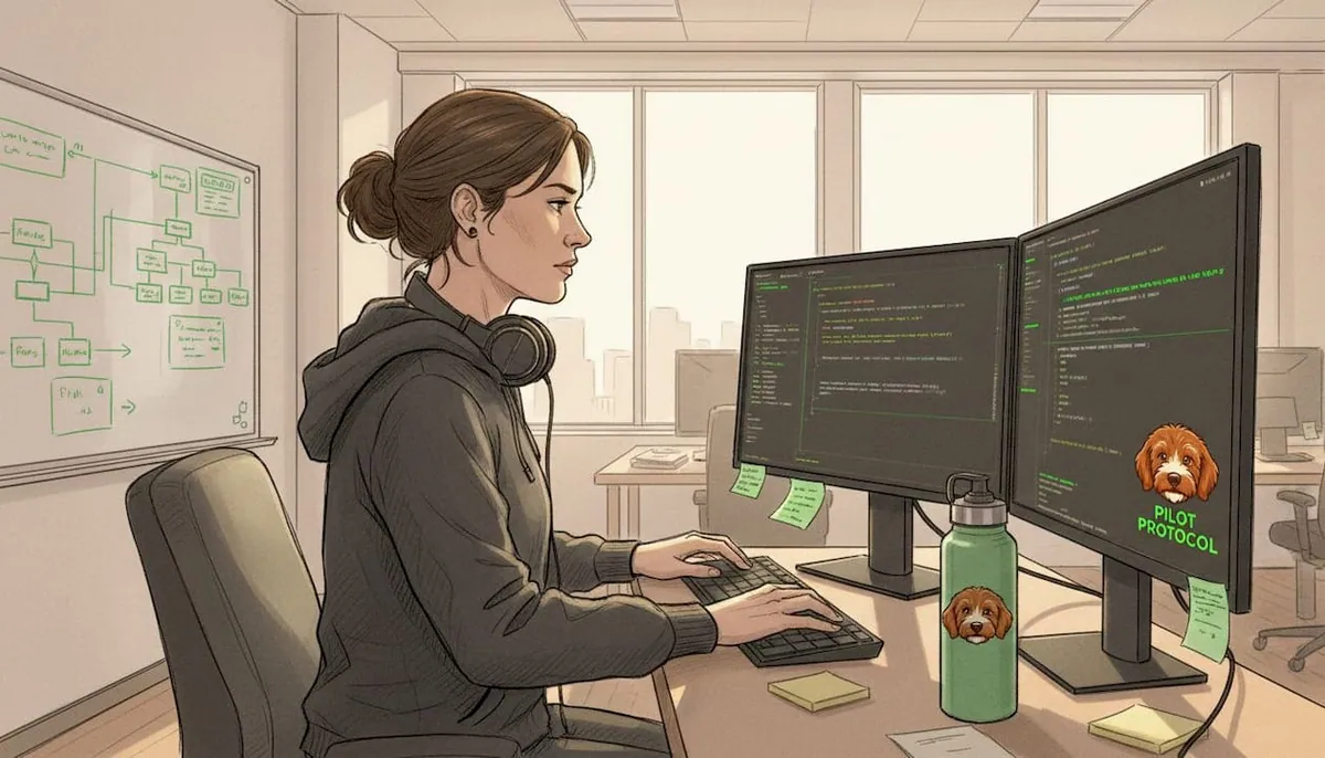 AI engineer reviews secure agent messages