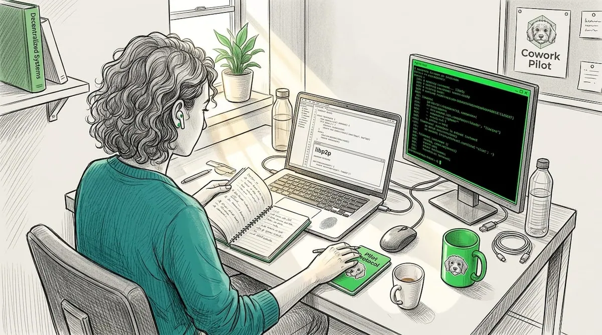 Developer runs peer-to-peer agent software